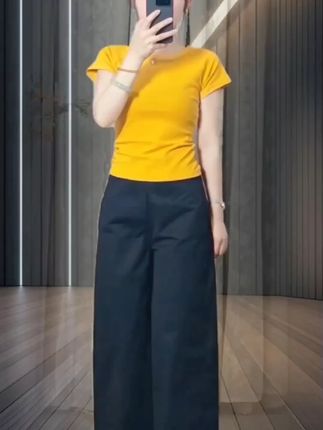#休闲穿搭 #显高显瘦穿搭 #阔腿裤穿搭 #休闲风