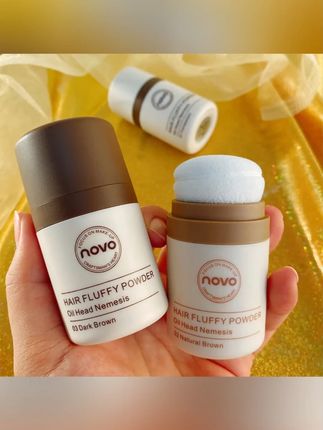 #好物推荐 个护美妆 novo蓬蓬粉  #控油蓬松神器  #修饰发际线  #不晕染不掉色  #便携装  #修 补 补发际线粉棕黑色