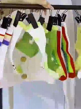 荞芬家用北欧袜子晾晒架晾衣架多夹子阳台晾袜子内衣裤无痕防滑