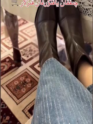 法式尖头短靴女粗跟2025年新款秋冬季软皮气质高跟瘦瘦靴 #软皮 #瘦瘦