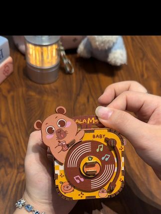 我送你的你肯定会喜欢的吧!#手工diy #音乐盒 #八音盒 #木制玩具