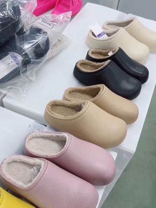 微足弓的设计,贴合脚型,上脚更舒适! #脚宽脚胖都可以 #棉拖鞋推荐 #女鞋推荐 #男女同款