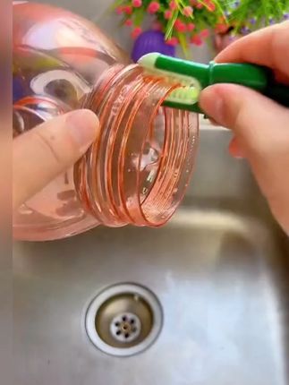 华优美田五合一多功能长柄软毛洗杯刷奶瓶奶嘴水壶水杯瓶口杯盖刷#洗杯刷 #华优美田 #五合一 #多功能 #长柄软毛