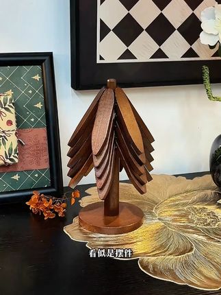 一棵树隔热垫实木耐高温家用客厅厨房餐桌垫创意木质菜垫防烫锅垫 #隔热垫 #隔热垫防烫耐高温 #实木隔热垫 #超便宜超划算 #一棵树隔热垫