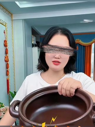 木森推荐#家用砂锅 康舒祥瑞中式陶瓷砂锅煲耐热煮粥煲汤炖菜焖煲家用明火大容量沙锅 #大容量沙锅 #沙锅 #陶瓷砂锅 #木森大舞台