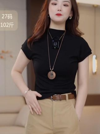 小宜原初 小弯刀阔腿裤女初秋新款百搭工装裤子宽松显瘦休闲长裤 #显高显瘦显腿长