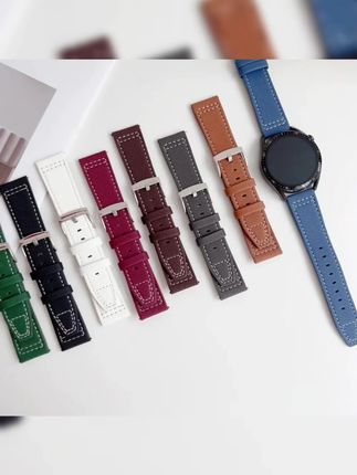 适用华为GT5/Watch5/pro皮质表带GT4GT2飞行员表带手表Watch4荣耀#华为手表表带 #皮质表带 #手表配件 #华为GT系列 #时尚表带