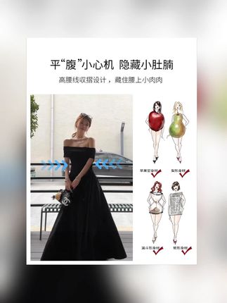 法式黑色长袖连衣裙女小个子新款修身长裙子秋季高级感流光风#秋季连衣裙 #法式风格 #小个子穿搭 #黑色连衣裙 #修身长裙