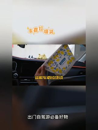 车载垃圾袋,便携实用超方便 #一次性使用 #车载用品 #一次性垃圾 #车内垃圾桶 #车内好物