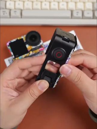 米丢贴纸适用DJI Action4/5pro运动相机全包相框改色贴纸保护贴膜#米丢贴纸 #DJI相机 #相机贴纸 #相机贴膜 #运动相机配件