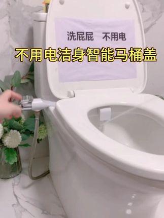 不用电马桶洗屁屁神器喷头洁身冲洗器智能马桶盖清洗器冲屁股神器 不用电马桶洗屁屁神器喷头洁身冲洗器智能马桶盖清洗器冲屁股神器