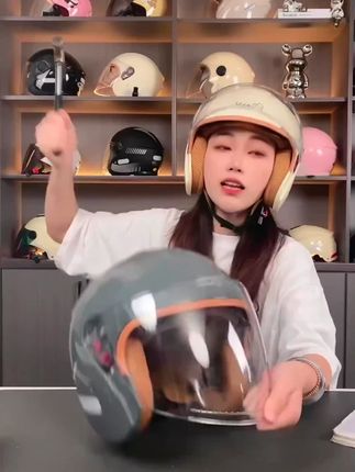 3C认证电瓶电动车头盔男女通用冬季防风保暖防雾女士女款安全帽#电动车头盔 #冬季头盔 #防风保暖 #3C认证 #男女通用