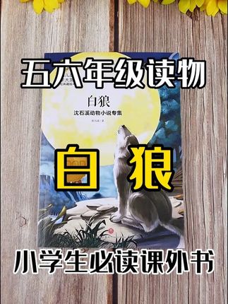 动物也有深情?沈石溪这本小说给出答案,看完破防了 #沈石溪动物小说 #白狼 #人性与自然 #温暖治愈 #文学推荐