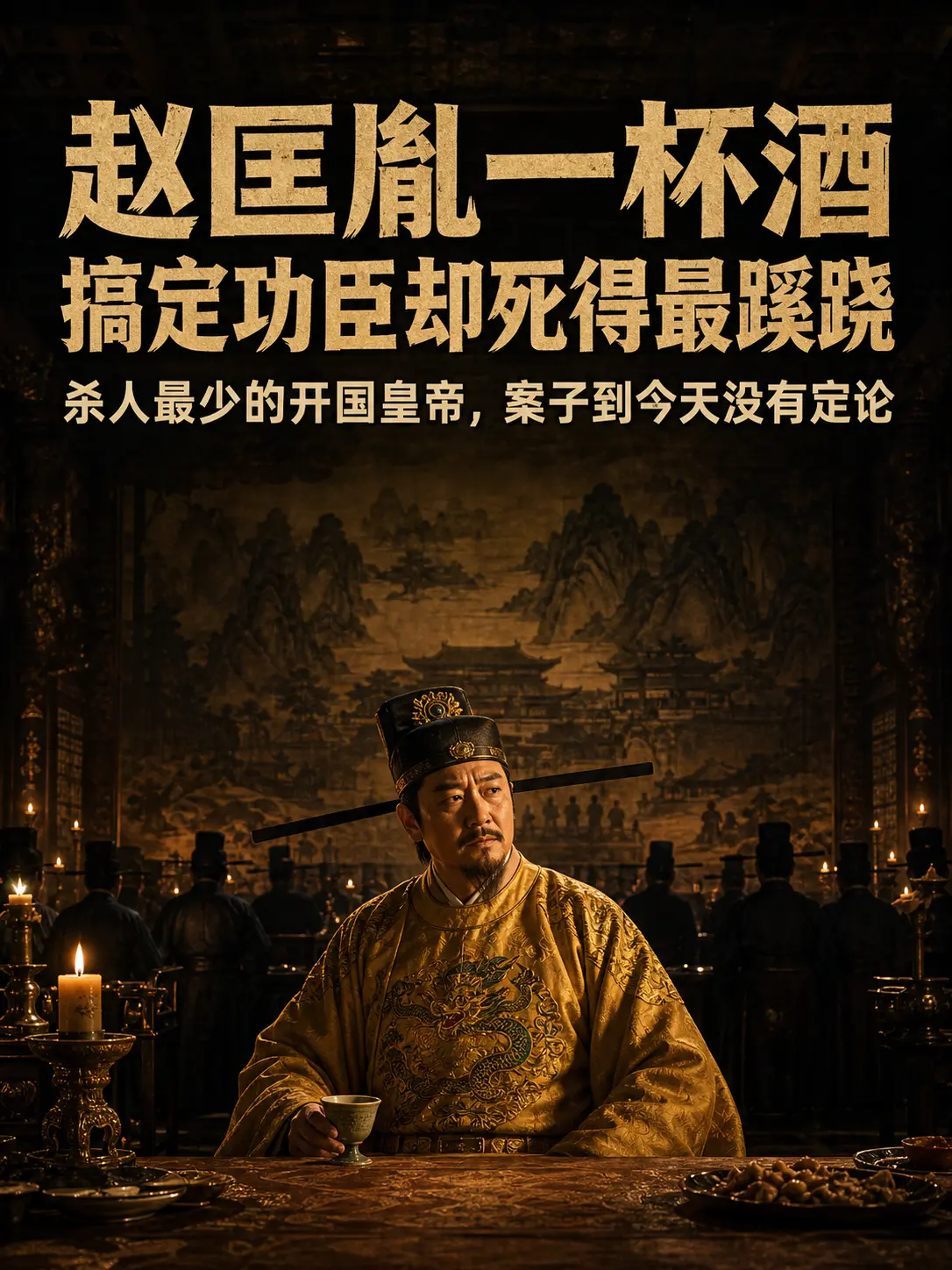 赵匡胤死得最蹊跷 开国皇帝里唯一没杀功臣的人,却死得最蹊跷— - 抖音
