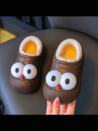 冬季包跟棉鞋宝宝拖鞋男童棉拖加厚加绒可拆卸防水儿童毛毛鞋女童#冬季宝宝棉拖 #加厚加绒拖鞋 #可拆卸棉拖 #防水宝宝鞋 #儿童毛毛鞋