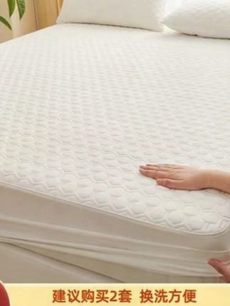 海澜之家新款A类磨毛夹棉床笠套件亲肤加厚防滑隔脏床垫保护罩#床笠 #床垫保护罩 #棉床笠 #磨毛夹棉床笠 #加厚床笠