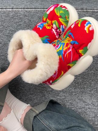 好喜欢我的新棉鞋啊!!! #少女心爆棚#棉拖鞋#好穿又好搭#女鞋