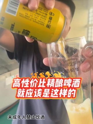 高性价比精酿啤酒就应该是这样的#德伦堡精酿啤酒 #精酿啤酒 #啤酒 #夏天的快乐是烧烤啤酒好朋友