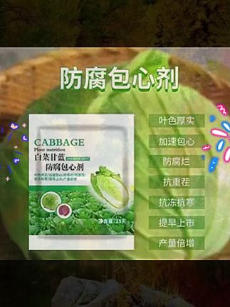 白菜防腐包心剂甘蓝防病速长剂生长剂抗寒抗旱防烂心专用叶面肥料#纯天然绿色蔬菜 #农业种植 #蔬菜🥬 #三农 #种植小技巧