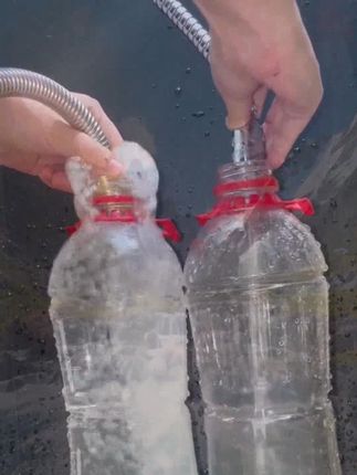 金色大口径花洒软管不锈钢超强增压出水管浴室热水器淋浴喷头通用