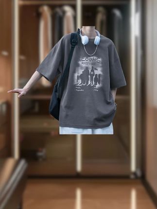 #短袖 #日系短袖 #短袖推荐 #宽松短袖 #五分袖