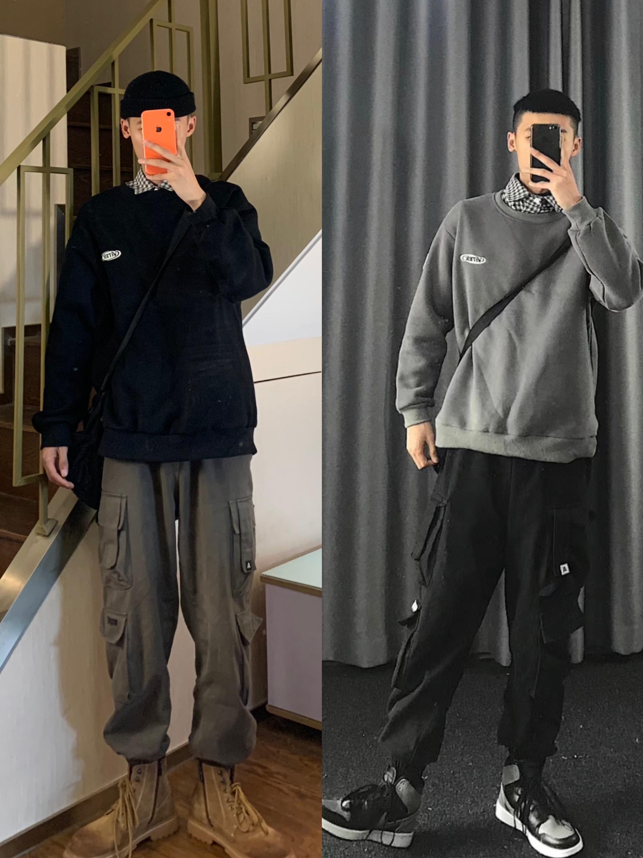 快让男朋友抄作业|会穿搭的男生真的很加分。工装裤太帅了#男生穿搭 #ootd穿搭 #寸头 #兵哥哥 #工装裤
