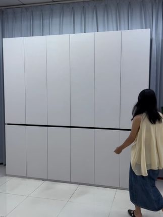 中秋大促提前购物 #衣柜橱柜 #收纳柜 #展厅实拍#衣柜 #工厂