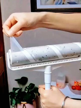 #粘毛器#滚筒式粘毛器 强力粘毛器滚刷可撕式去毛加长家用长柄吸头发地板粘毛发沾毛神器#生活好帮手 #居家必备 #粘毛神器