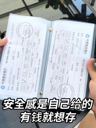 存单收纳神器!从此告别杂乱无章 #存单 #存单收纳本 #存单存钱 #存单夹