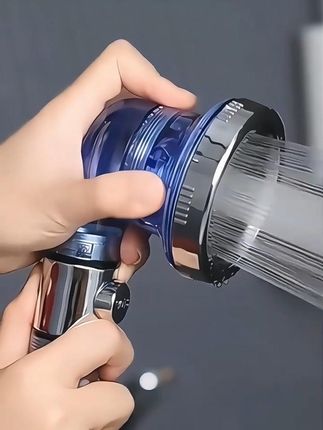 淋浴花洒增压喷头洗澡出水大过滤加压通用三档花洒可调拆洗多功能