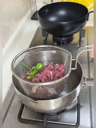 #沥水篮 #过滤网 #油炸网篮 #厨房好物