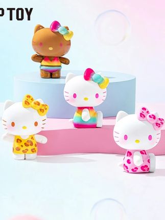 TOPTOY Hello Kitty夏日彩虹糖盲袋桌面车载摆件正版儿童礼物玩具#hellokitty #盲袋 #礼物玩具 #helloKitty玩具 #盲盒