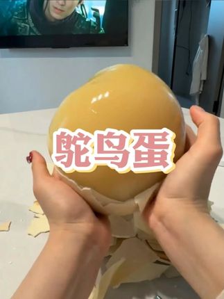#鸵鸟蛋 #好大的鸵鸟蛋 #蛋 #好物推荐 🔥 #妈呀太香了
