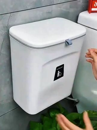 卫生间夹缝壁挂式垃圾桶家用厕所专用厨房客厅挂壁悬挂带盖垃圾桶#卫生间垃圾桶 #壁挂垃圾桶 #带盖垃圾桶 #家用垃圾桶 #厨房垃圾桶