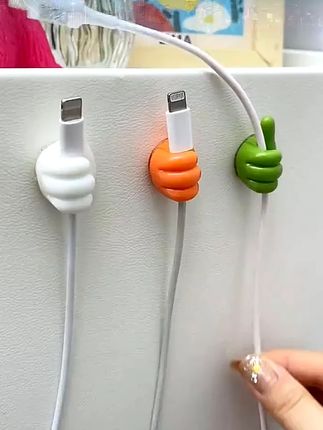【30个装】大拇指挂钩理线器创意多功能免打孔粘钩理线器卡通可爱 #大数据推荐给有需要的人 #好东西一起分享给大家 #好物推荐