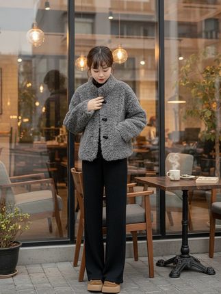 七七146小个子100%羊毛加厚毛毛外套秋冬休闲裤通勤穿搭 羊毛微喇裤七七146小个子秋冬季保暖羊毛醋酸显瘦休闲裤女小美说 短标题: 保暖羊毛醋酸休闲裤 七七146小个子秋冬款保暖加厚100%羊毛毛短外套女小美说不能水洗 短标题: 100羊毛短外套#小个子穿搭 #今天穿什么 #百搭神裤 #一周穿搭不重样 #显瘦裤子 @七七146小个子定制|140-156cm
