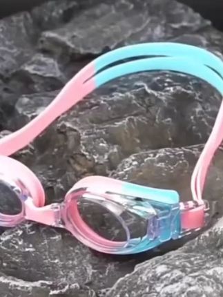 洲克儿童泳镜高清防水防雾青少年游泳训练女孩竞速防护游泳眼镜 #儿童 #泳镜 #高清 #防水 #防雾