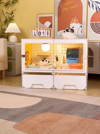 刷了这么久,终于找到一款比较合适的兔笼#兔笼  #兔子笼  #养兔  #萌宠  #肉兔