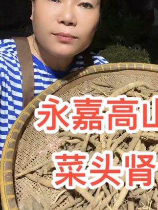 【蛟哥土特产】永嘉楠溪江高山菜头肾 #乡村助农菜头肾温州方言文