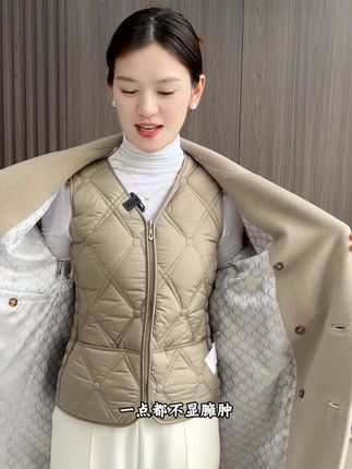 穿不腻,离不开,说的就是这款绗绣加绒马甲了,8个颜色不挑年纪穿,8个尺码70斤穿到175斤#面料柔软舒适 #加绒保暖 #内搭外穿都好看 #马甲 #秋冬穿搭