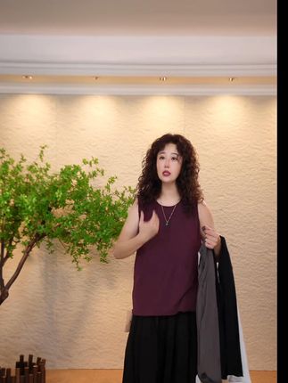纯棉福利款小背心早上6.30直播间见 #穿出自己的风格与自信 #品质女装推荐 #宽松版型不挑身材 #穿出自己的风格 #宽松版型