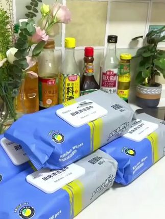 6大包加厚厨房湿巾,清洁油污超给力 #清洁好物 #厨房清洁湿巾 #厨房湿巾 #加厚清洁巾 #油污克星