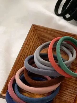 糖果色发绳女发圈扎头发马尾头绳ins橡皮筋高弹力耐用皮套不伤发