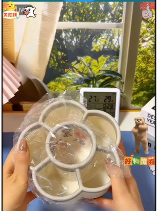 旋转分格笔筒告别桌面杂乱,加厚无毛刺,文具收纳超方便#旋转笔筒 #学习用品 #文具用品 #好物推荐🔥 #宝妈推荐