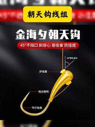 新款立漂朝天钩线组免调漂单钩传统套装浮漂主线全套金海夕铜头钩 #爱生活爱钓鱼 #渔具用品 #户外钓鱼 #浮漂鱼漂 #朝天钩线组