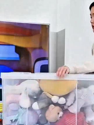 大容量透明收纳箱家用长方形全透明加厚加硬装衣服被子塑料整理箱