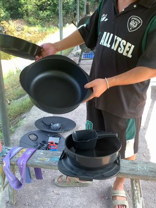 四合一套装还有勺子,喜欢吗? #开饵盆 #饵盆 #饵料盆套装