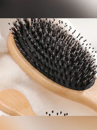 猪鬃毛养发气垫梳子女士专用长发蓬松去油按摩气囊梳家用梳发木梳 #发梳  #梳子  #梳头  #美发工具