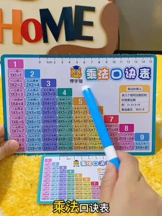 九月份#二年级  孩子学习#乘法口诀  没有什么诀窍,就是熟能生巧,形成肌肉记忆,看到题目就能脱口而出!#家长必读 #一升二  #学习用品