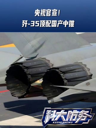 央视官宣!歼-35全重30吨,顶配国产中推,涡扇-19远超预期#硬核深度计划 #零基础看懂全球